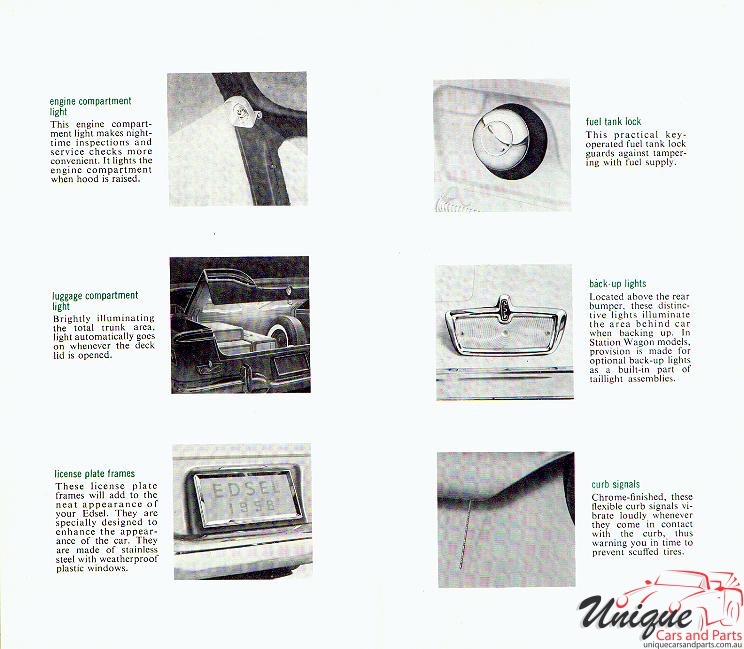 1958 Edsel Accessories Brochure Page 5